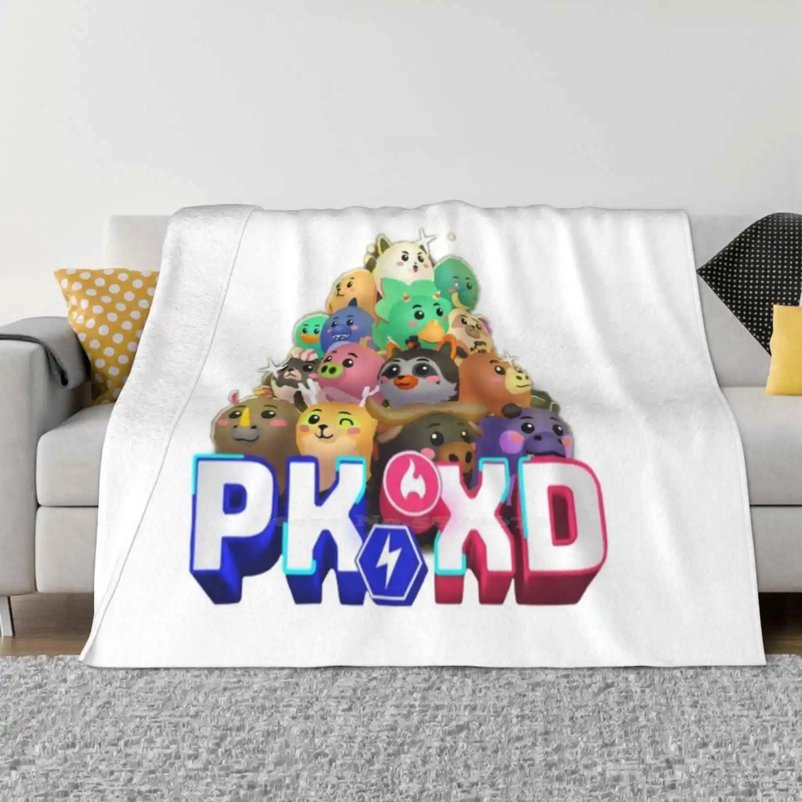 Pk Xd Animals New Selling Custom Print Flannel Soft Blanket Pkxd Pk Xd Mobile Games Kids Boys Girls Cool Children Dreams Teens