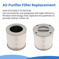 XFDZ Air Purifier Filter for Xiaomi Air Purifier 4 Compact Filter Smart Air Purifier PM 2.5 with Activated Carbon Filter