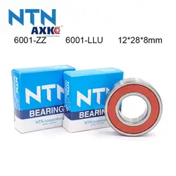 Japan 100% Original NTN Bearing 5/10Pcs 6001-ZZ 6001-LLU ABEC-9 Ball Bearing 12x28x8mm High Speed Deep Groove 6001 Ball Bearing