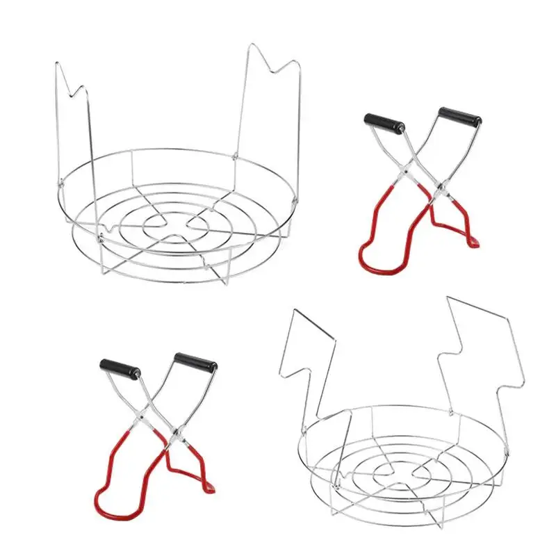 

Принадлежности для консервирования, стойка для кастрюль из нержавеющей стали, портативная стойка для консервирования, столовые щипцы для кухни, консервированные продукты