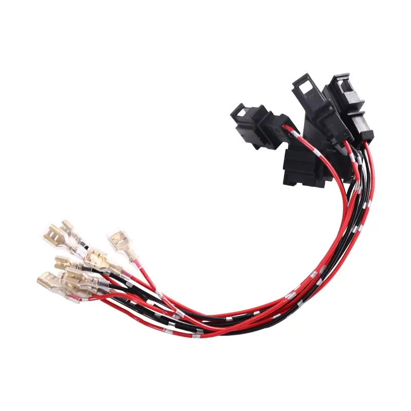 A85E-5Pcs Car Audio Speaker Adapter Wire Bass Horn Plug Harness Car Sub Woofer Lossless Horn Cable Harness For VW Skoda MG