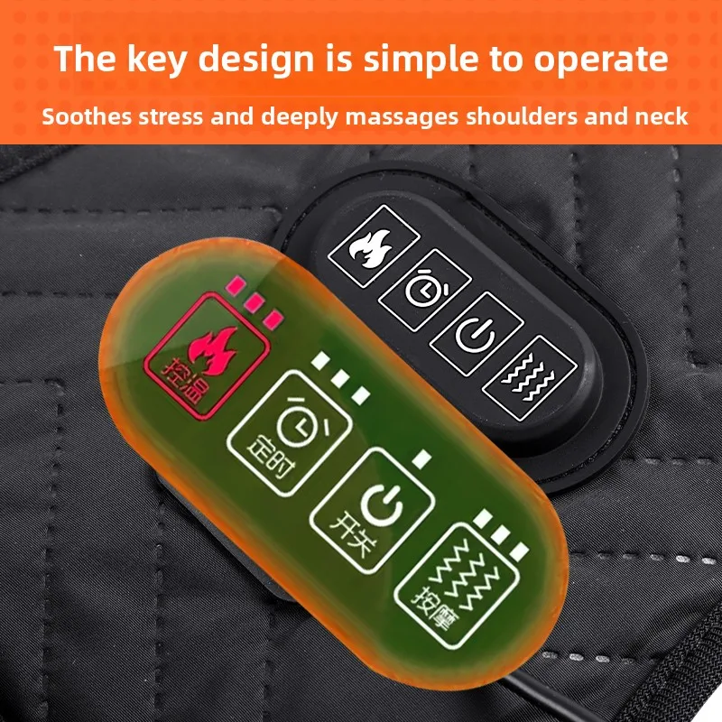 Fast Heating Pads for Neck with Back Pain Relief, Adjustable Temperature Warmth Shoulder Moxibustion Hot Compress Therapy Pack
