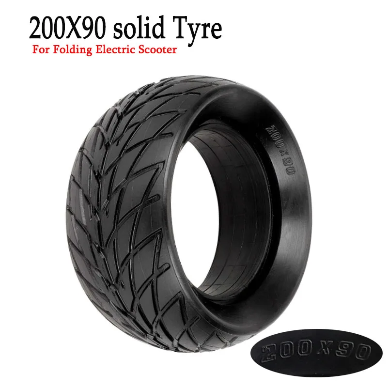 

8-inch 200x90 solid tire suitable for ZERO 8X SPEEDUAL electric folding scooter explosion-proof and anti-skid solid tire