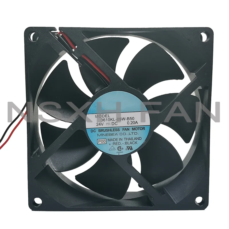 

New Original Brand 3610kl-05w-b50 9025 24V 0.20a 92 * 92 * 25MM Frequency Converter Chassis Fan