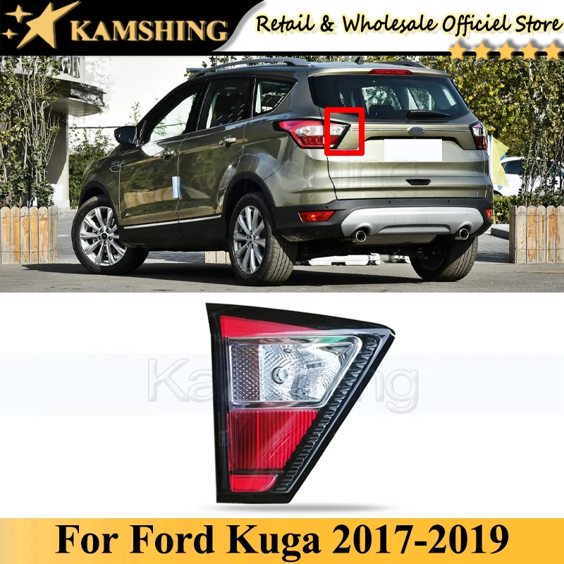 

CAPQX INNER Rear Tail light lamp For Ford Kuga 2017-2018 Rear Brake Light Taillight Tail lamp head Lamp head light