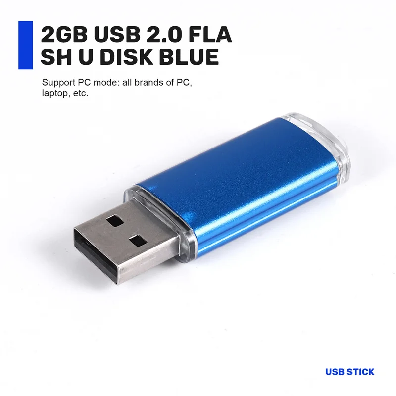 U диск 2 ГБ USB 2.0 Flash U Диск Синий