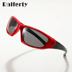 Ralferty Flexible Cool Kids Sunglasses Polarized UV400 Outdoor Riding Sport Sun Glasses Child Boy Girl Spider Cobweb Shade 3-9y