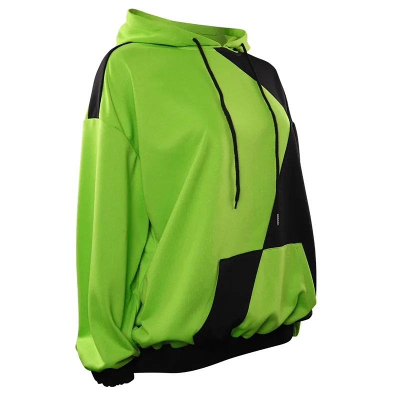 Shego cosplay traje com capuz casaco macacão maiô feminino roupas verdes halloween carnaval festa terno para meninas adultas