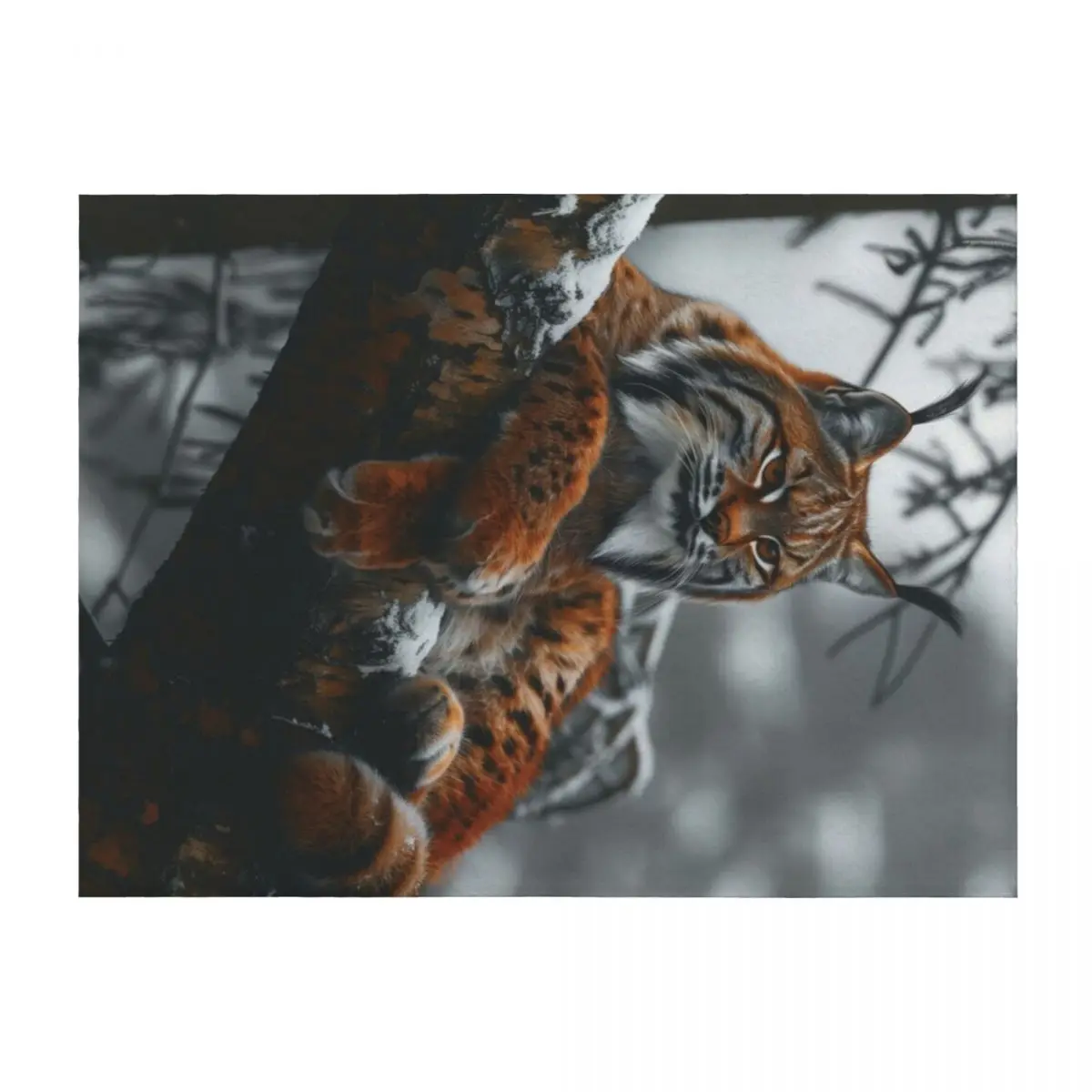 

Bobcat [4] - Winter Edition Throw Blanket Personalized Gift Soft Plaid cosplay anime Bed covers Blankets