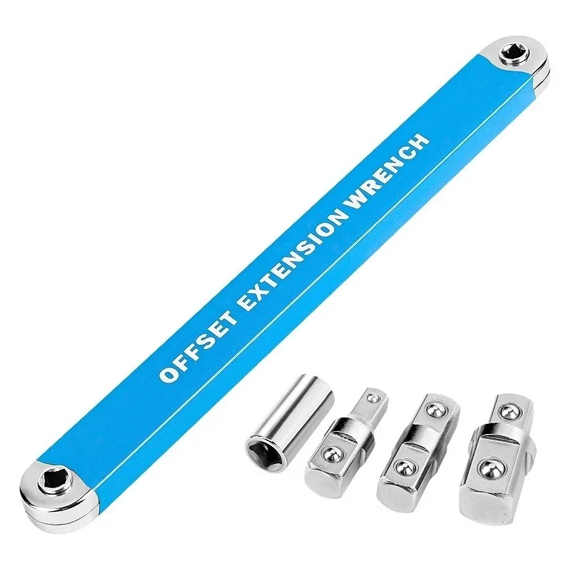 Multifunctional Extension Wrench General Purpose Large, Medium and Small Quick Positive and Negative Ratchet Wrench Extension