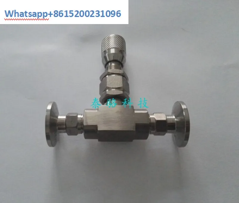 

304 material KF16 vacuum valve/fine adjustment valve/needle valve/25 40 scale regulating valve