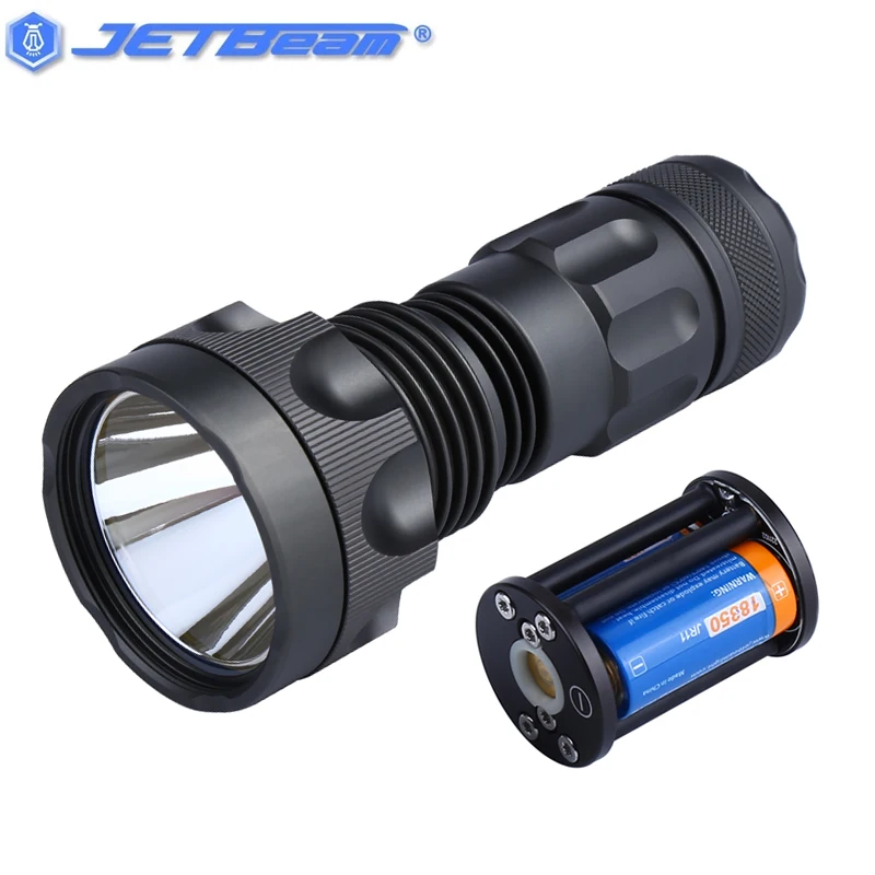 Jetbeam M30 High Power EDC Flashlight Luminus SST-70 3000 Lumens Torch Light With 2x 18350 Battery for Camping Self Defense