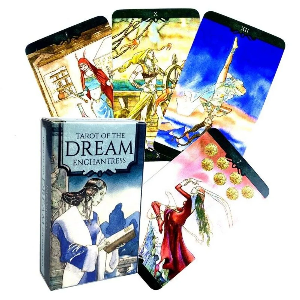 Cartão Oracle Tarot Of The Dream Enchantress com guia em PDF Jogo de tabuleiro em inglês