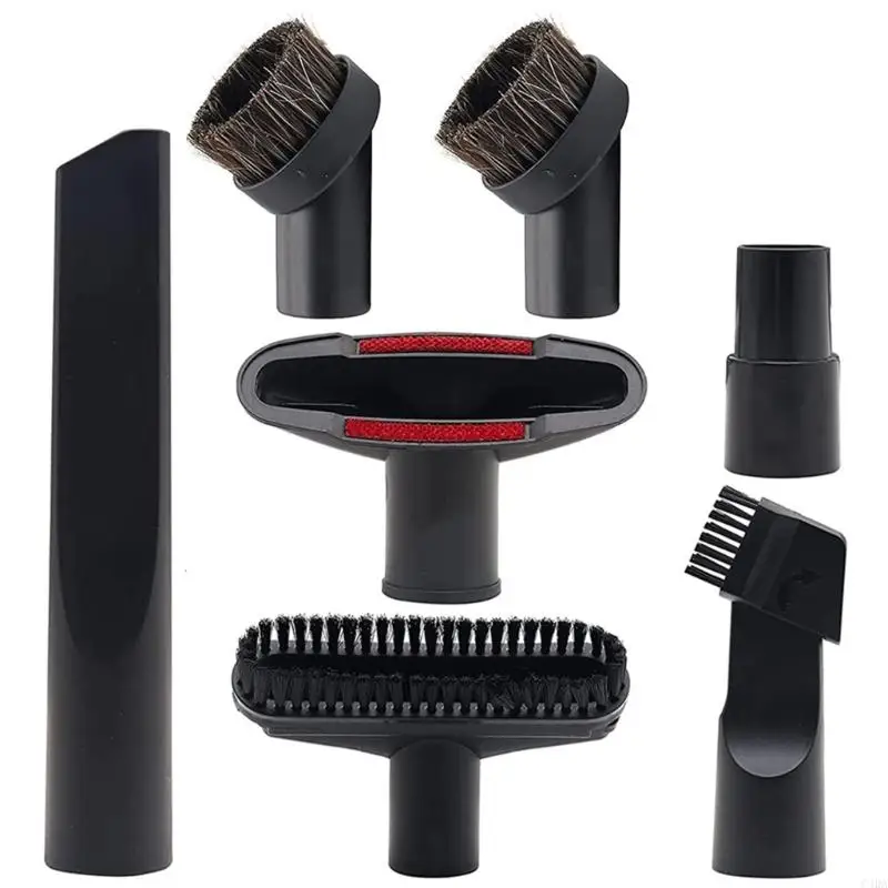 Suitable for Philips Midea vacuum cleaner accessories, suction head 2-in-1 round brush brush head universal inner diameter 32mm