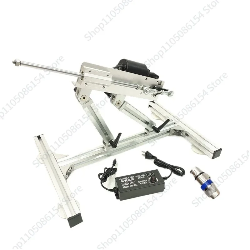 Bass reciprocating machine bracket adjustable angle suction cup fixed linear motor DIY motor telescopic gun push rod