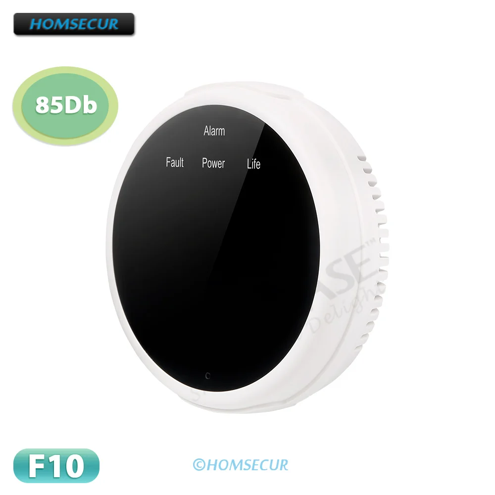 

F10 Wireless Natural Gas/Liquefied Petroleum Gas Detector Sensor 85dB 433MHz for WIFI 4G HOMSECUR Home Security Alarm System
