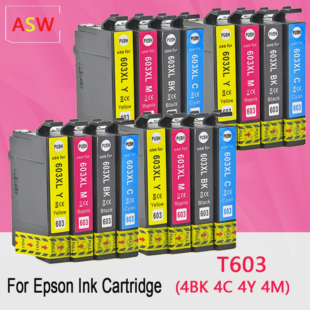 

603xl T603 E603 603 XL Replace for Epson Ink Cartridge for Epson Printer XP2100 XP2105 XP3100 WF-2830 XP4100 XP4105 WF-2835