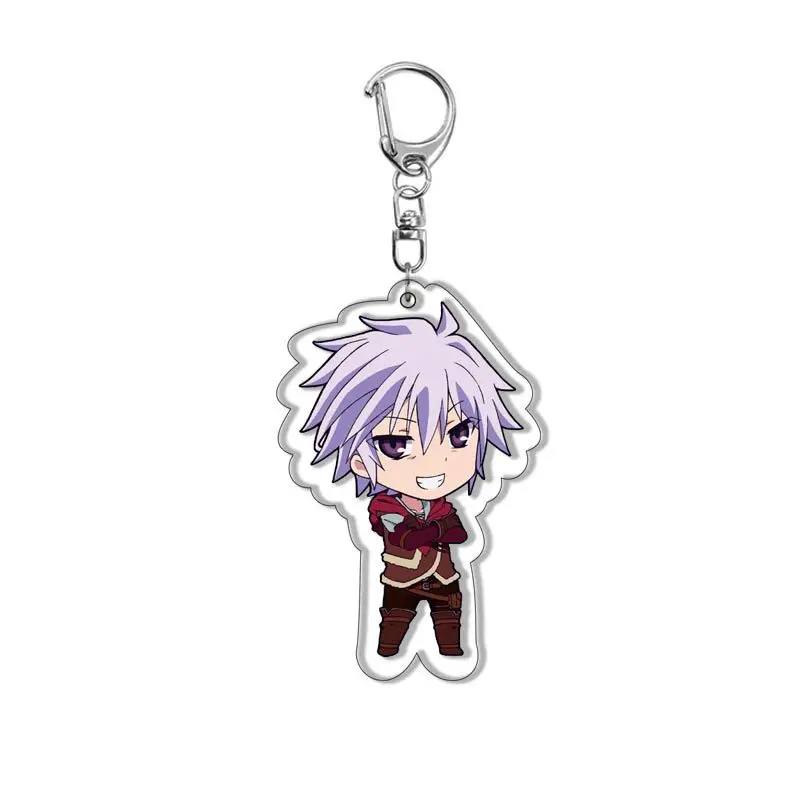Anime NO GAME NO LIFE Keychain Cute Figure Shiro Hatsuse Izuna Colone Dora Pendant Car Key Ring Bag Accessories Christmas Gifts