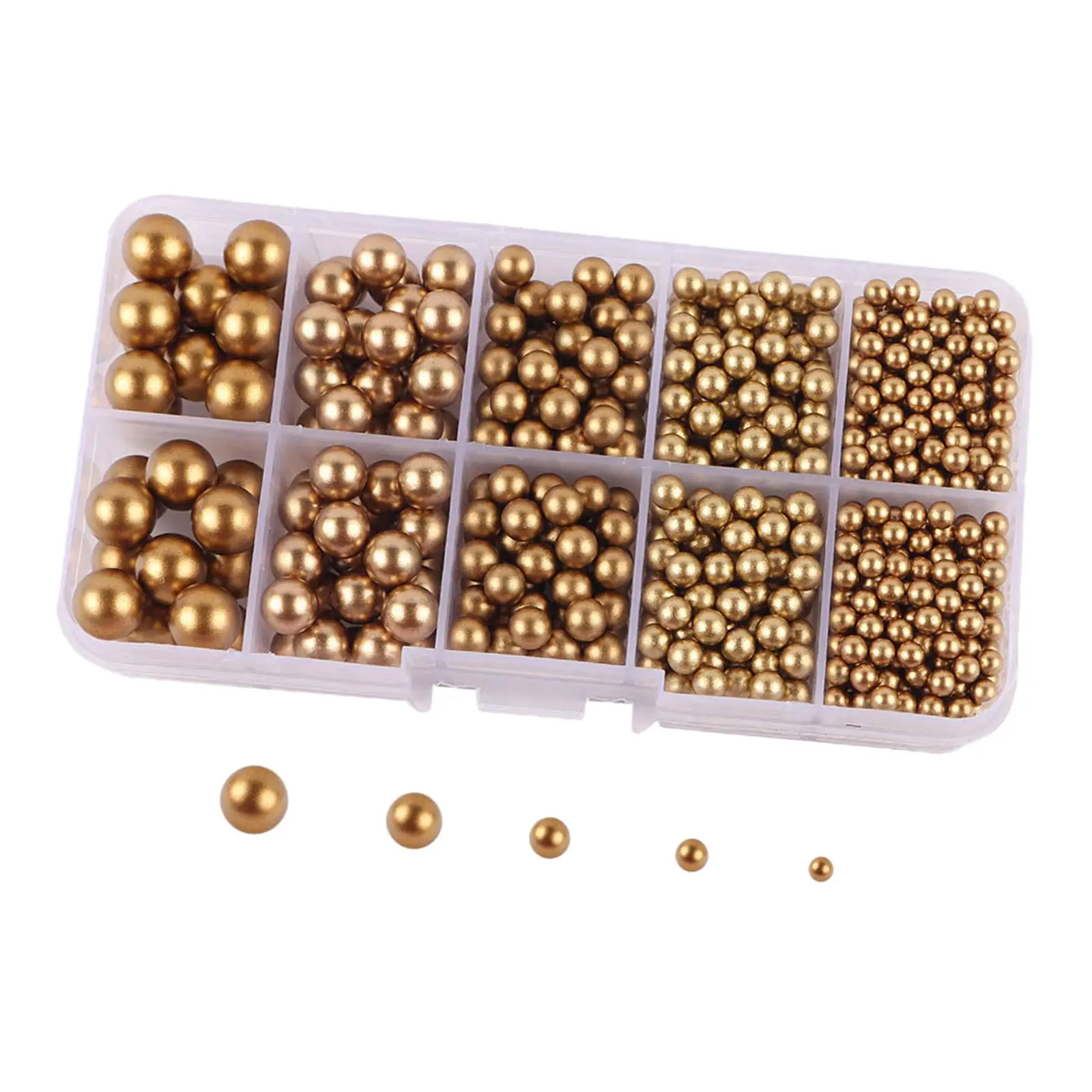 Imitation Pearl Beads No Hole Round Pearl Loose Beads Artificial Pearl Beads No Hole for Crafting Vase Filler Jewelry Making