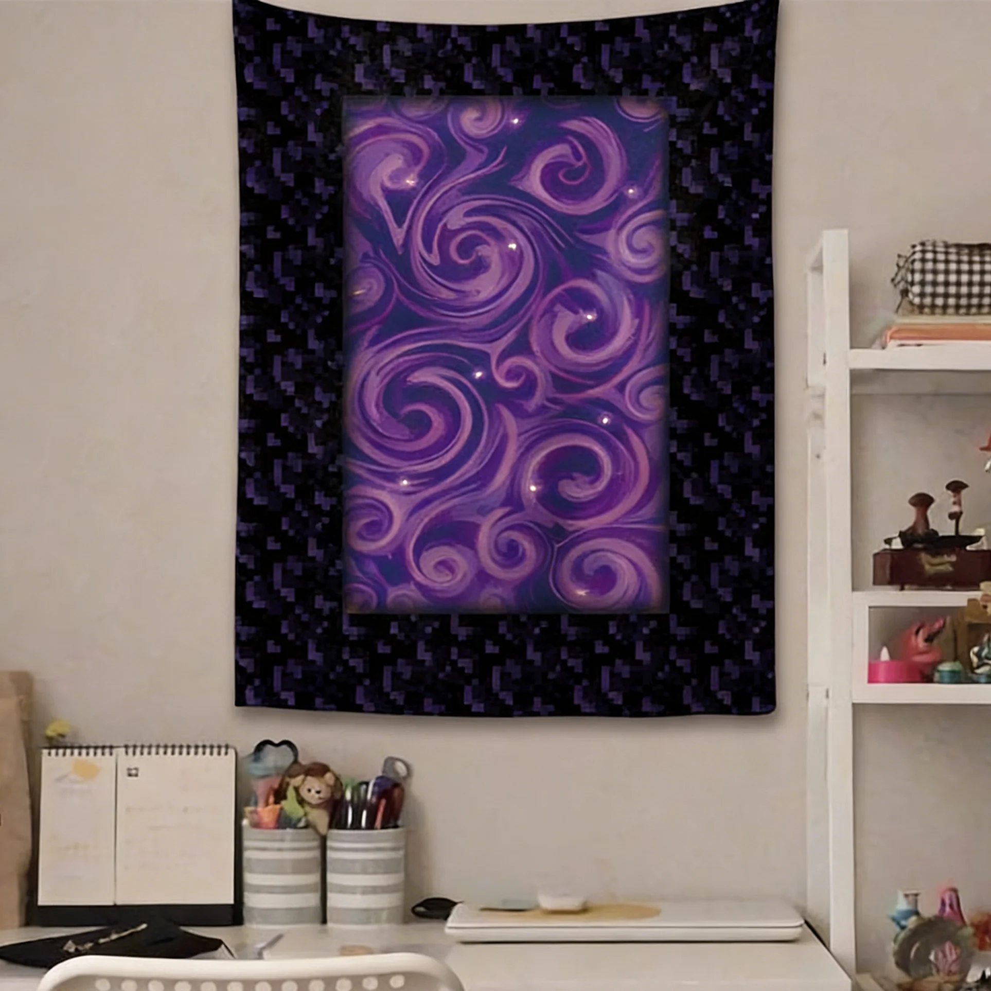 2026 New Game Hellgate Printed Tapestry Hippie Funny High-end Wall Hanging Anime Fan Room Wall Atmosphere Decor Background Cloth