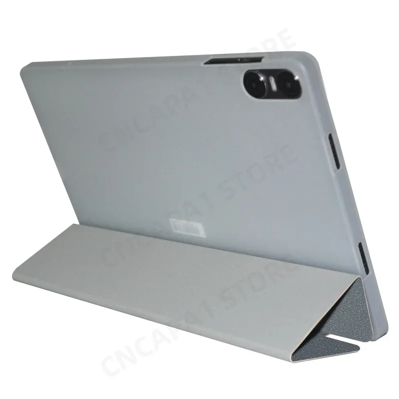 Capa fina pu para teclast t40 air t40hd 2023 capa smart sleep 10.4 "tablet pc tri-dobrada em pé funda com tpu macio capa traseira