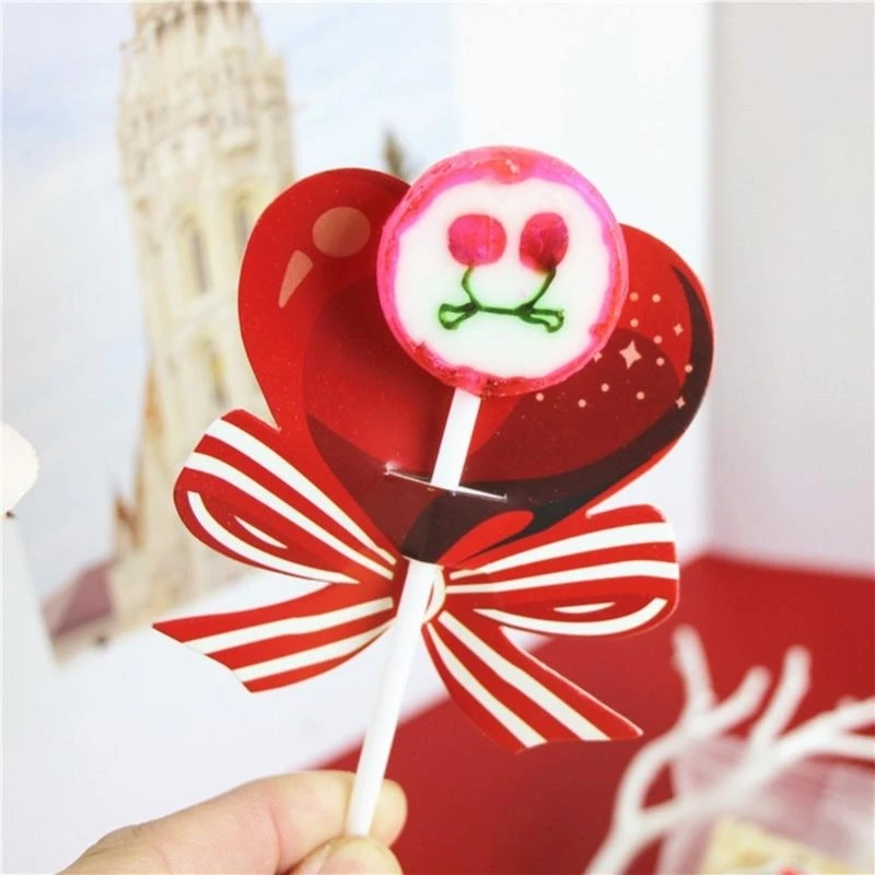 

50PCS Christmas Lollipop Paper for Christmas Gift Wrap Candy Bag Decorations