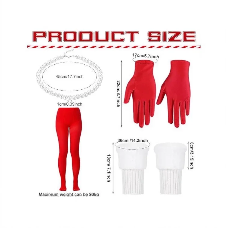 زي عيد الميلاد للسيدات لعام 2025 - ملابس الحفلات والمسرح لقضاء العطلات