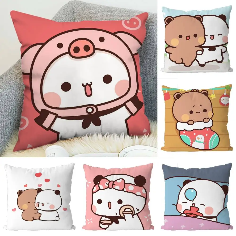 

BUBU DUDU Pillow Case Luxury Double-sided For Car Pillows 45x45 Cushions Cover Home And Decoration Sofa Pillowcase 50x50