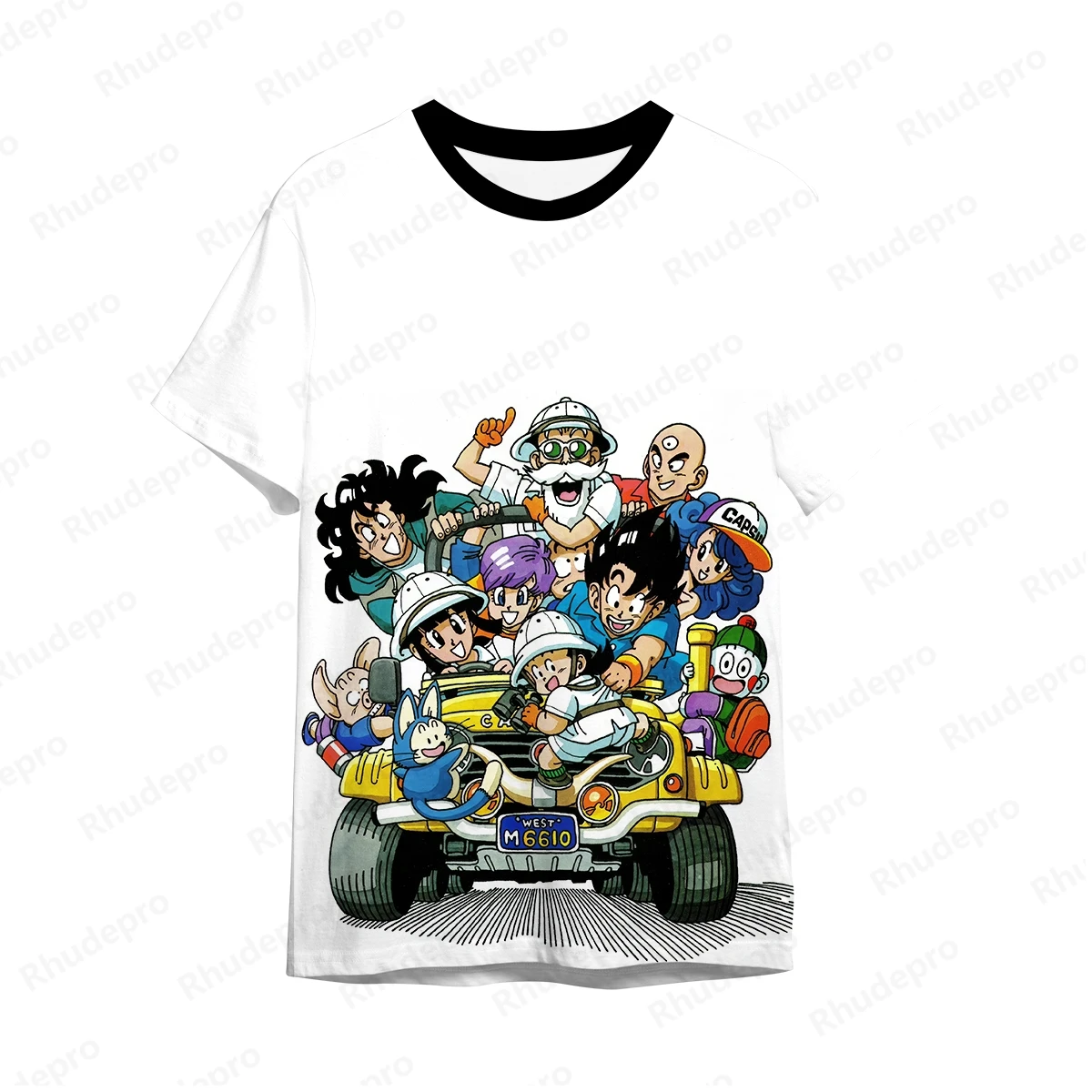 Camiseta engraçada de Dragon Ball masculina, rua principal, Vegeta, camiseta da Academia Goku, estilo Harajuku, streetwear estampado em 3D, verão