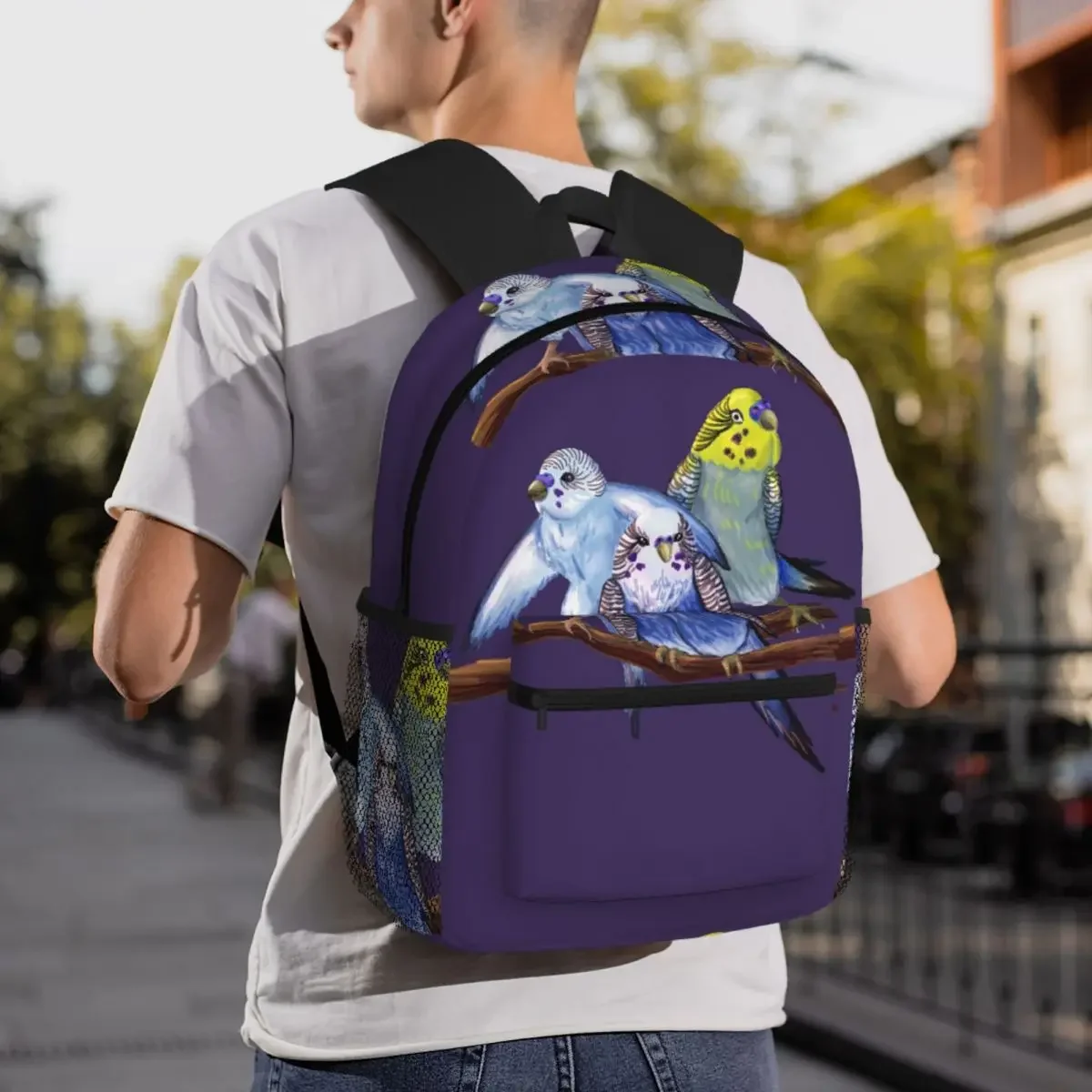 Zaino Budgie Boy Band Zaino per bambini di grande capacità Borsa da scuola Borse a tracolla per uomo donna
