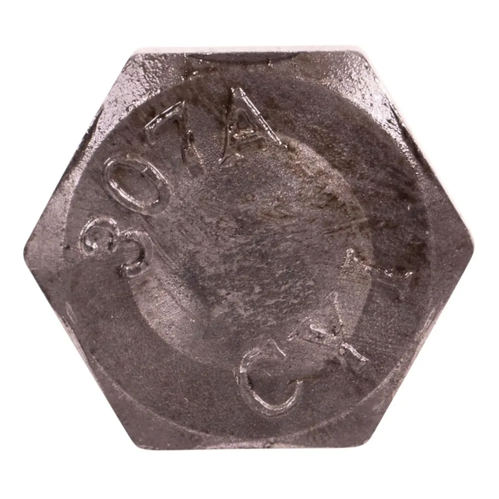 مسامير سداسية من الدرجة A307 3/4-10 × 6-1/2، 25 عبوة، لمسة نهائية عادية، مشابك بناء شديدة التحمل #4