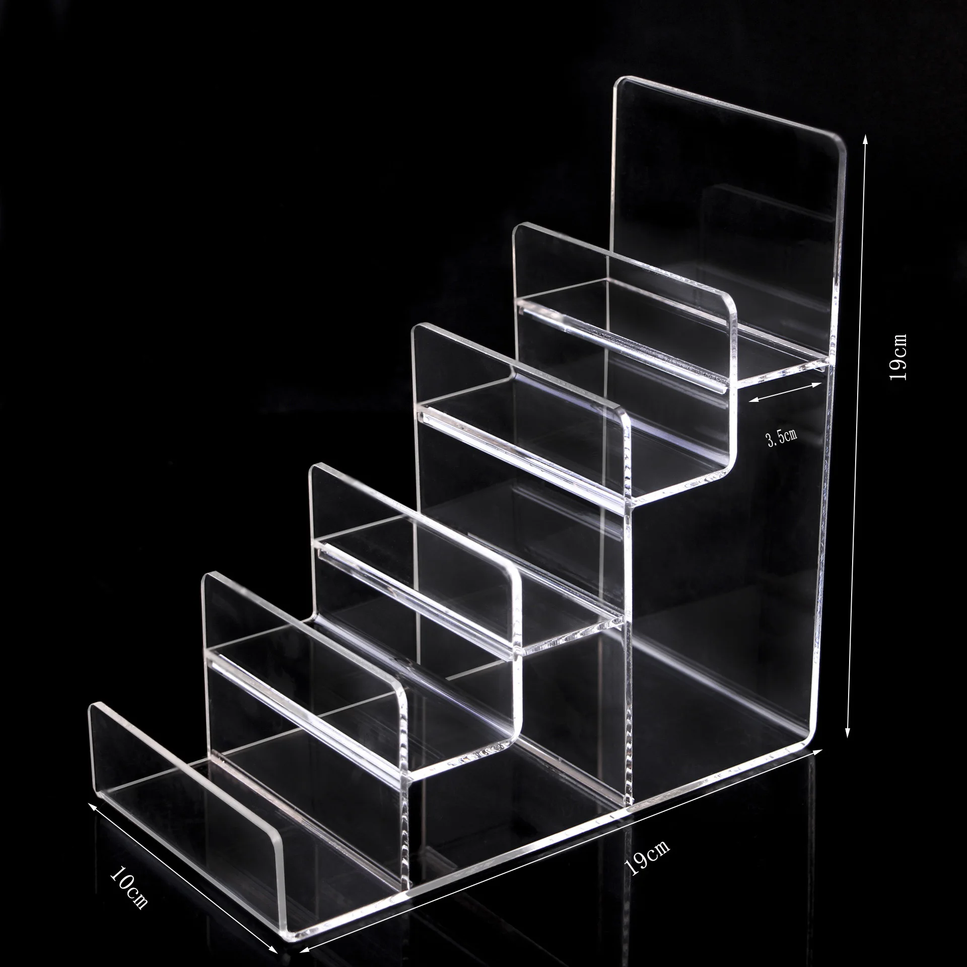 Acryl portemonnee displaystandaard portemonnee handtas organisator, doorzichtige sieraden Riser displaystandaard portemonnee displayrek voor cosmetisch parfum