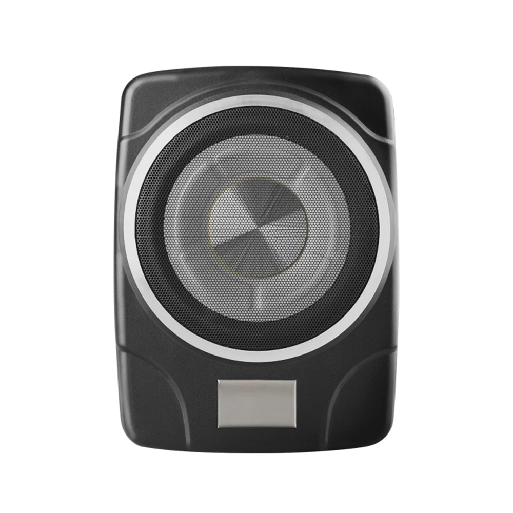 180W 10 Inch Slim Under Seat Active Subwoofer Aluminum Car Audio Powered Sub Speaker