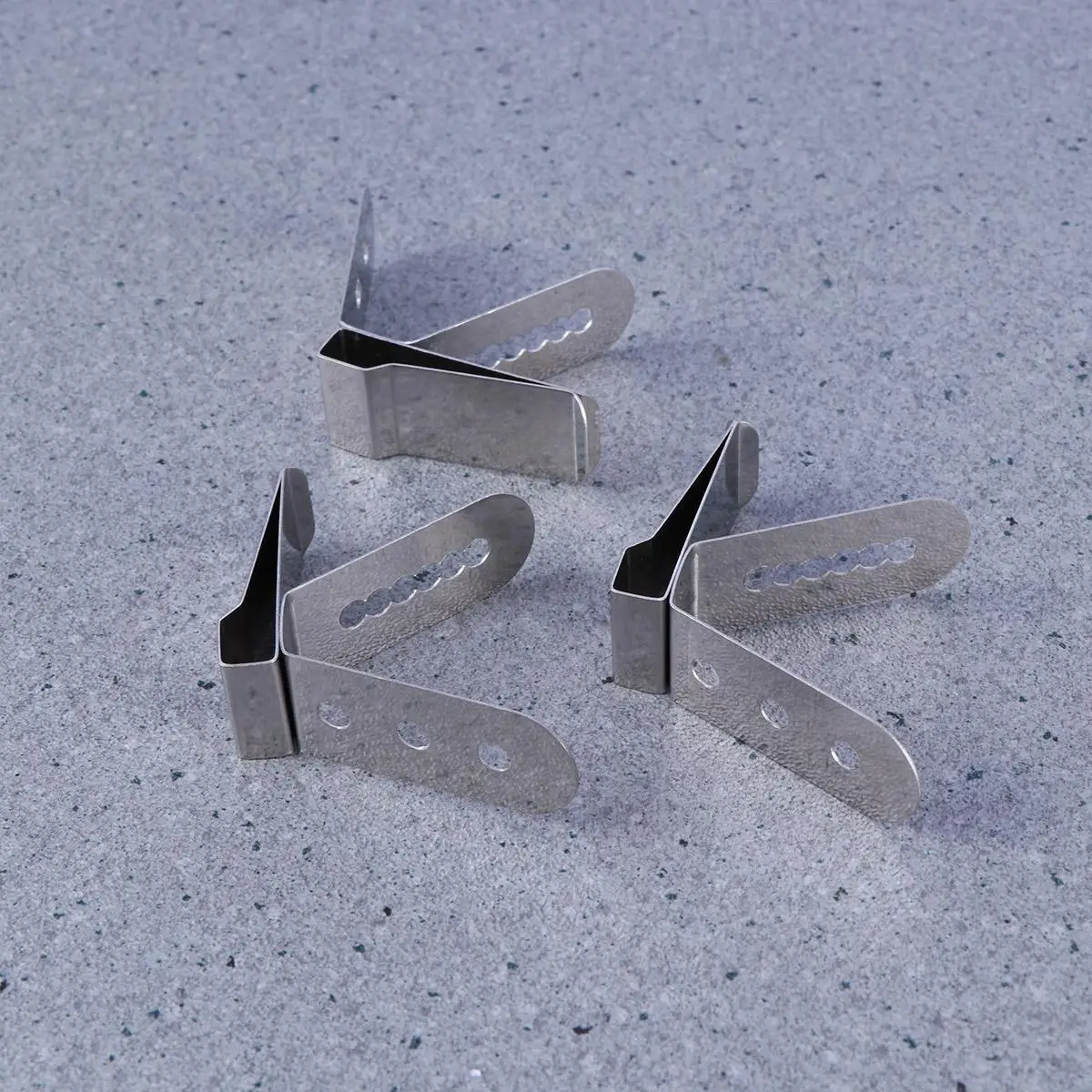 

4 Pcs Stainless Steel Food Grade Meat Thermometer Probe Clip for Grill Flexible Holder Easy Setup Accurate Reading