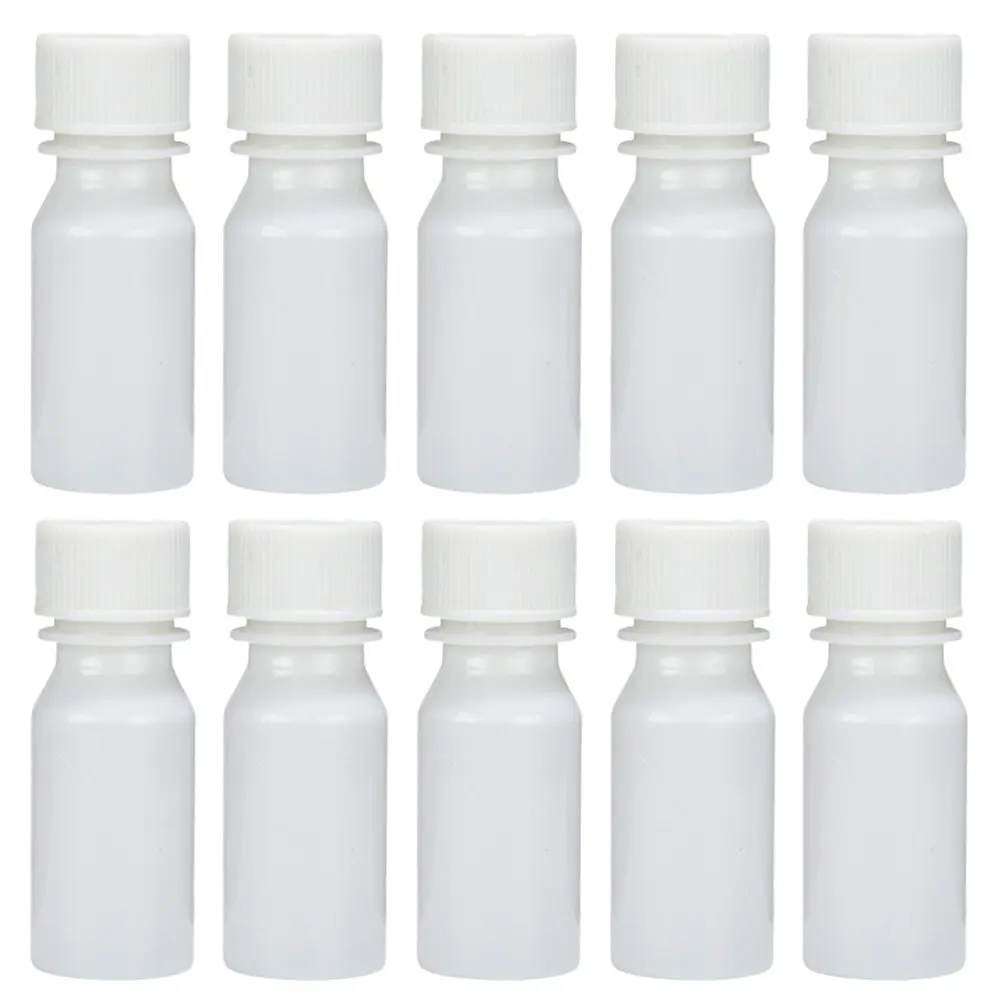 30Pcs 20Ml Pet Reagent Bottles Chemically Resistant Graduated Lab Bottle for Sample Sealing Liquid Storage Container