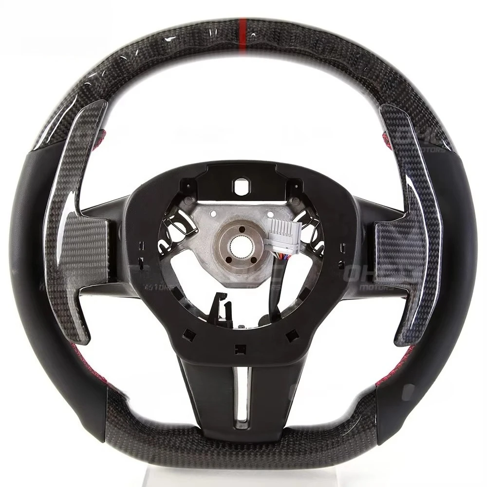 Carbon Fiber Steering Wheel for R35 R 35 Exhaust 2009 up Old to New Upgrade Update Steering Wheels Assembly