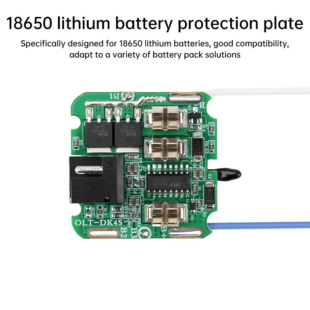 4S 16,8V 30A 18650 Lithium-Batterie-Schutzplatine für Elektrowerkzeuge mit eingebautem BMS-Managementsystem und Direktanschluss-Design – Detail 4