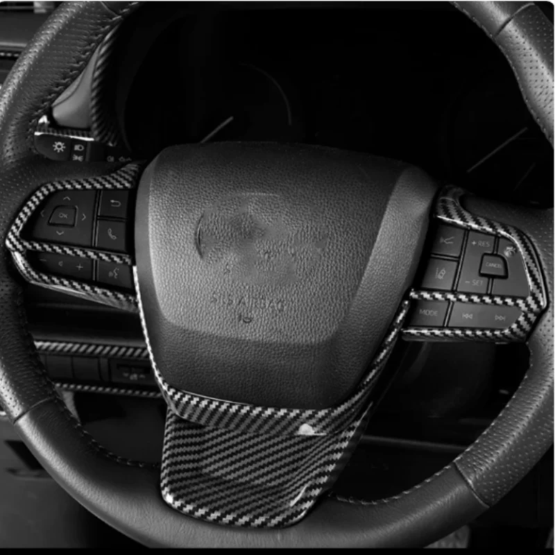 

For Toyota Sienna 2021 -2023 Accessories Steering Wheel Frame Decoration Cover Trim Car Styling Interior Styling