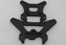 GTBracing 6mm Carbon Fiber Front + Rear Shock Tower Damper Bridge for RC 1/5 Car LOSI 5ive T