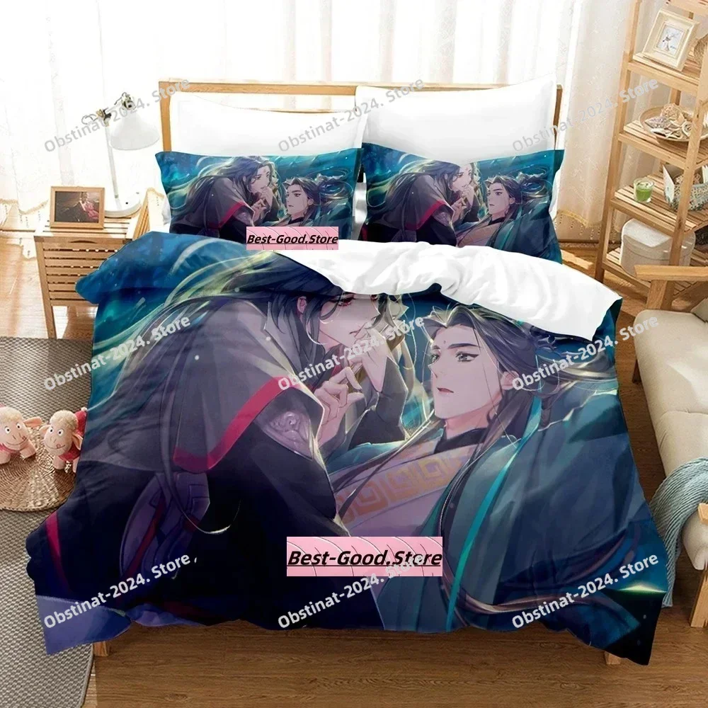 The Scum Villain's Self-Saving System Bedding Set Single Twin Full Queen King Size Bed Set Adult Kid Bedroom Duvetcover Sets
