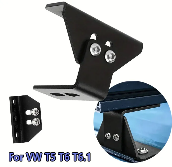 Verstellbarer Dachträger für Wohnmobile, passend für VW T5 T6 T6.1, Dachreling-Erweiterungsfüße, Montagehalterung, Haltevorrichtung, Airline-Winkelstück