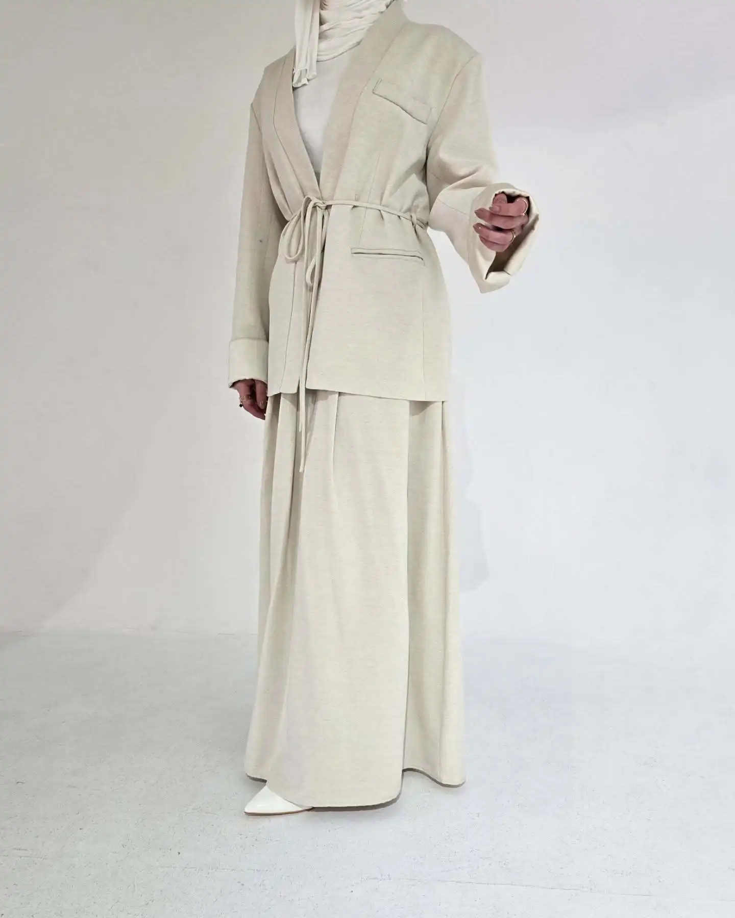 KWTX 2025 set abito da donna alla moda nuovo stile con cintura personalizzata per abbigliamento casual da ufficio e vestibilità versatile per tutti