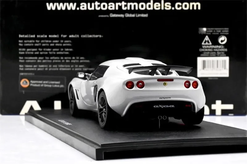 Autoart 1:18 EXIGE 시뮬레이션 한정판 모든 오픈 합금 금속 정적 자동차 모델 장난감 선물