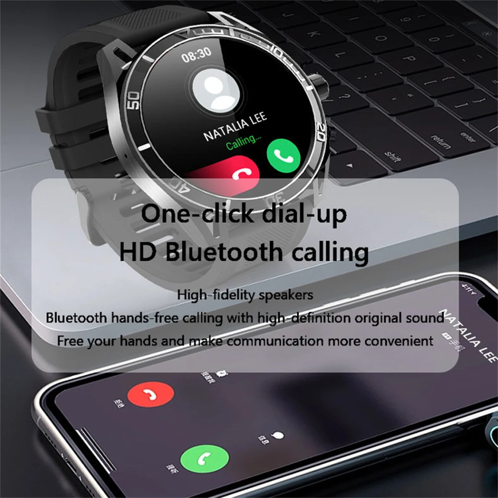 2023 NEW Amoled Smart Watch Bluetooth Call Blood Pressure Monitor Fitness Tracker Men Women Smartwatch For Android ios Phone