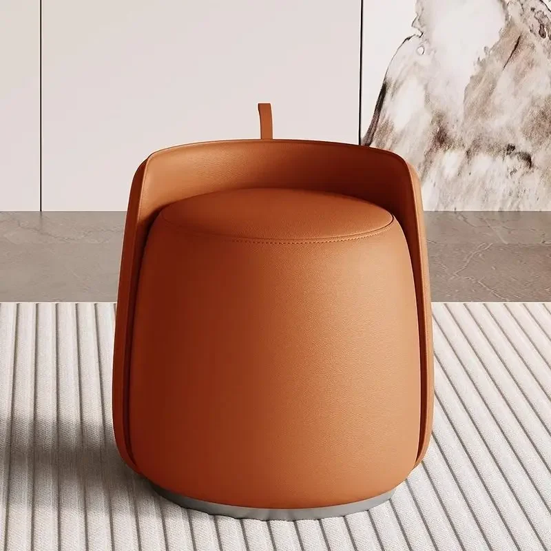 Sofa Stool Simple, Dressing Stool, Home, Bedroom, Low Stool, Rotatable, Stool, Makeup, Living Room, Chair