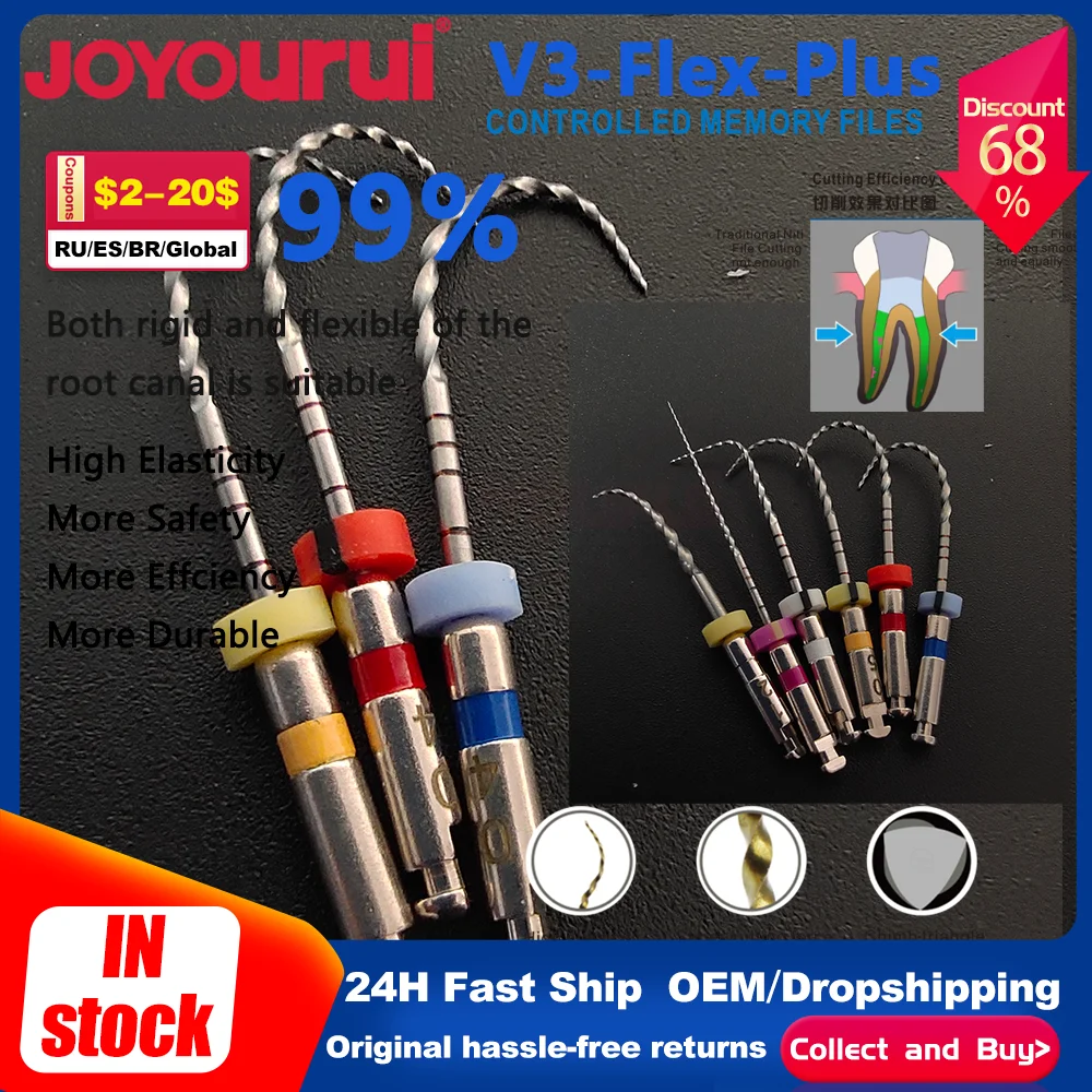 

Flex Plus 6 шт./кор. активированный файл для корневых каналов, стоматологические инструменты, файл для корневых каналов, эндодонтические файлы, вращающиеся файлы для двигателя, стоматологические материалы