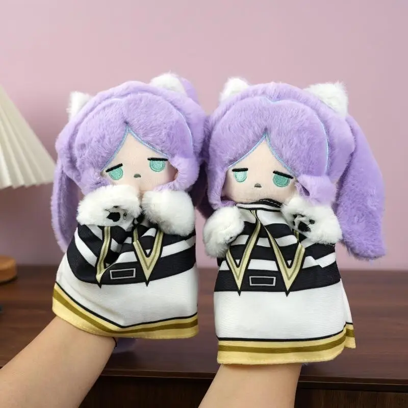 25Cm Frieren: Beyond Journey's End Frieren Pp Cotton Hand Puppet Fun Interaction Doll Anime Enthusiasts Collect Toys Fandom Gift