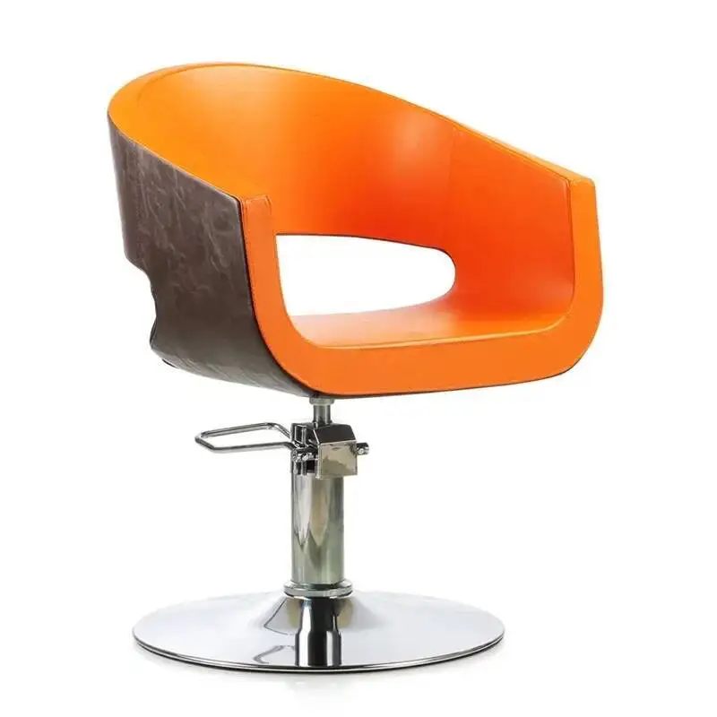 كرسي حلاق قابل للتعديل وشم عتيق كراسي حواجب للمنزل والمكتب تدليك جمالي على شكل بومة منتجات مكياج فاخرة لأريكة الحلاقين باللون الأحمر