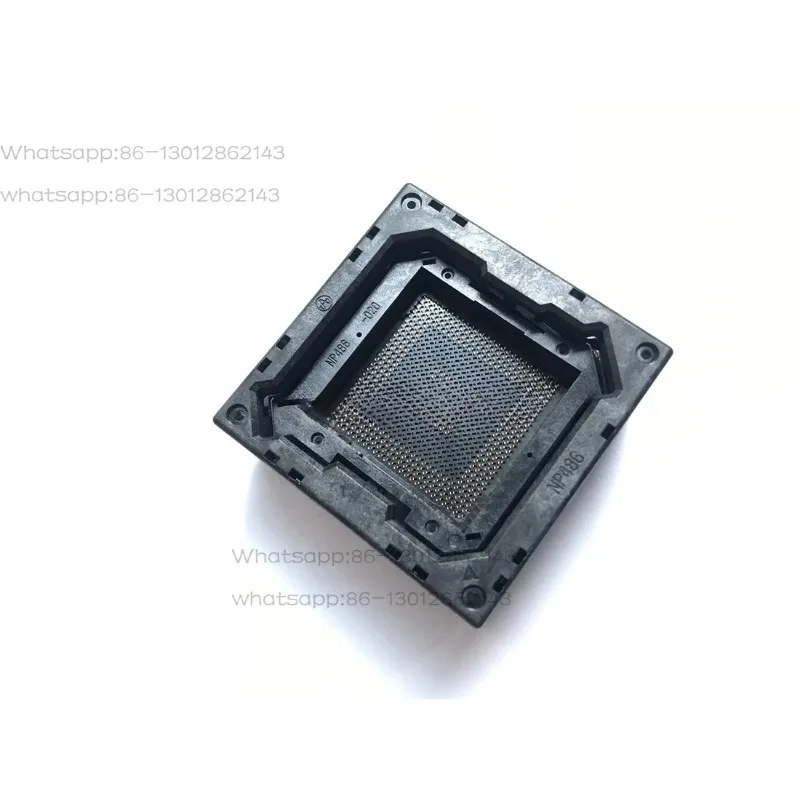 NP486-416-035-3  IC Test And Burn In Socket BGA416 1.0mm Pitch Package Size 27x27mm