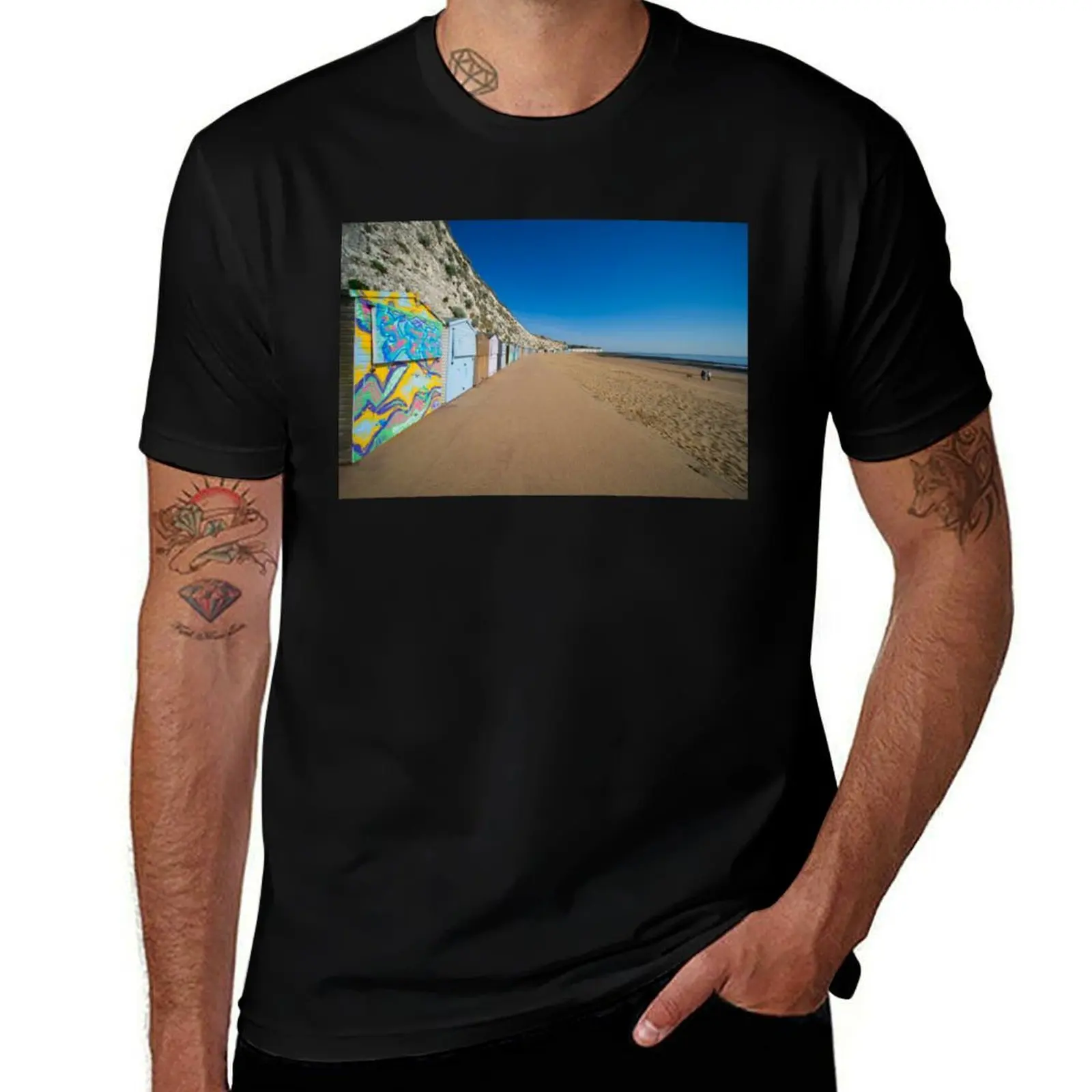 

Stone Bay Broadstairs T-Shirt Short sleeve tee summer clothes korean fashion slim fit t shirts for men